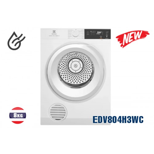 Máy sấy thông hơi Electrolux 8Kg EDV804H3WC Máy sấy thông hơi Electrolux 8Kg EDV804H3WC